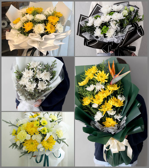 云南红河州金平县金河镇白事花束代送